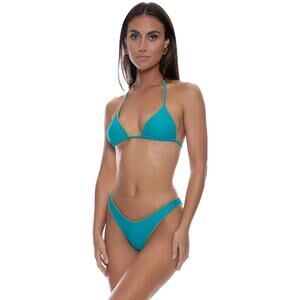 Luli Fama Luli Chic Seamless Triangle Top - Exuma NWT SIZE M